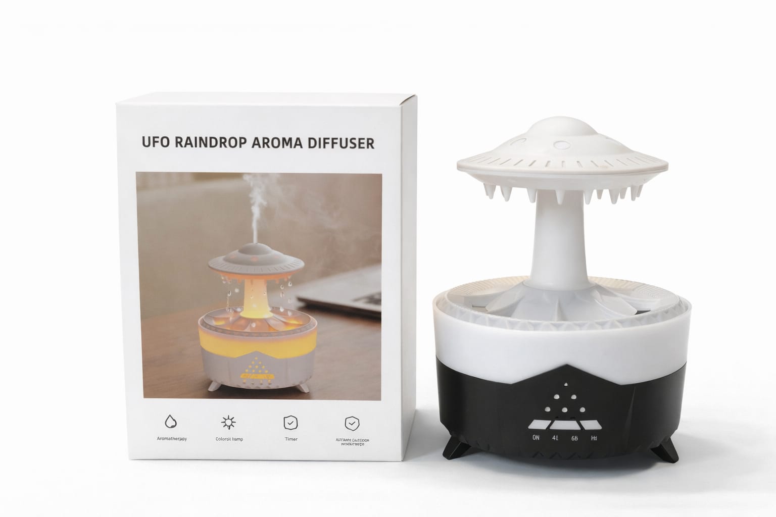 UFO Raindrop Aroma Diffuser – Luftbefeuchter mit Tropfeneffekt